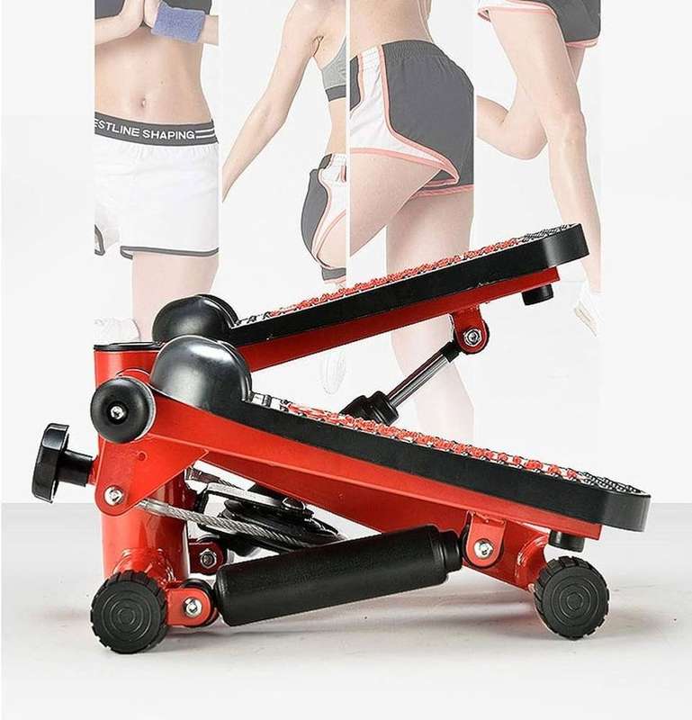 Compact Hydraulic Stepper with Resistance Bands