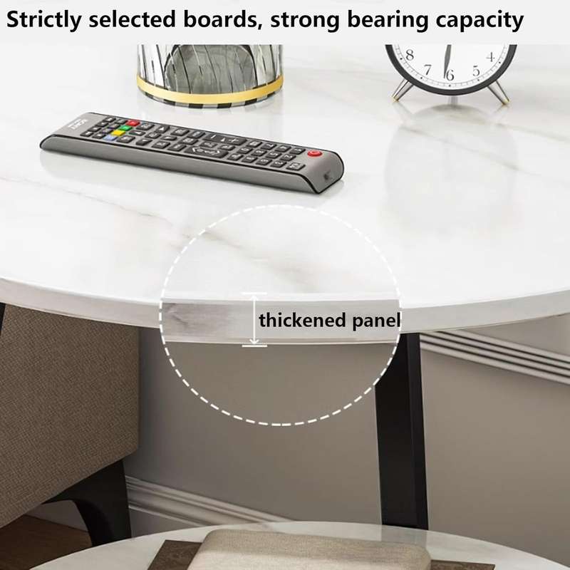 Portable Solid Wood Side Table