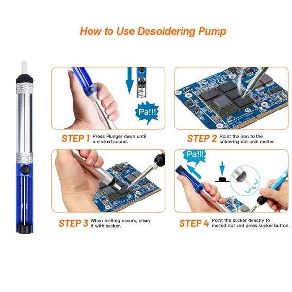 Adjustable Temperature LCD Display Soldering Tool Kit