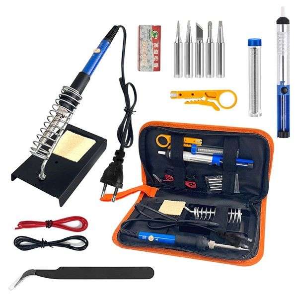 Adjustable Temperature LCD Display Soldering Tool Kit