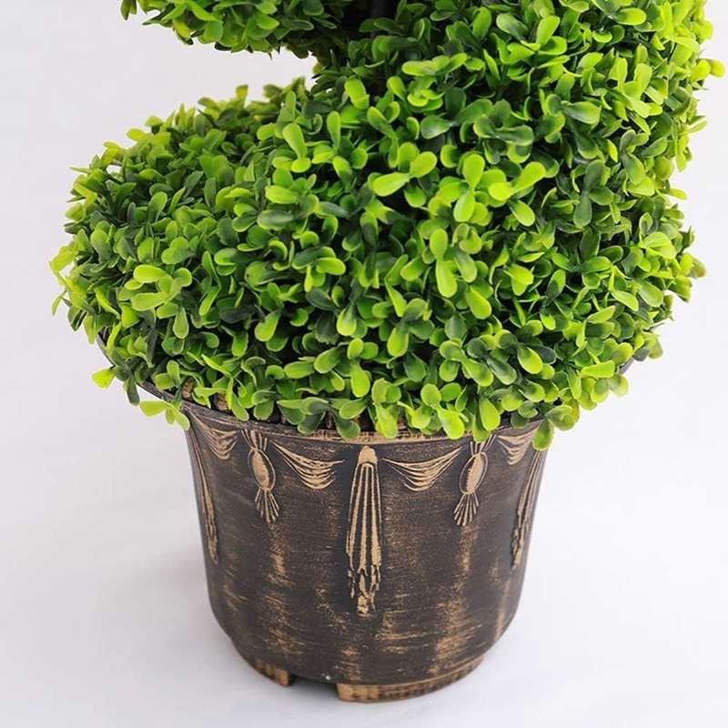 Outdoor Artificial Spiral Twist Topiary Tree
