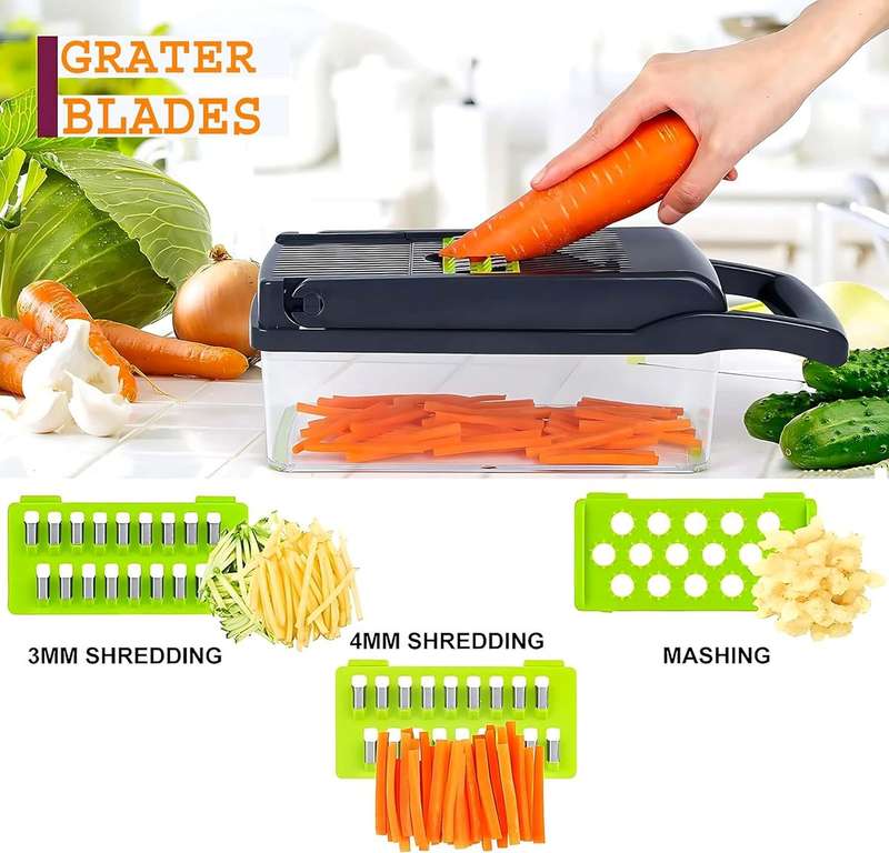 12 in 1 Multi-Functional Vegetable Slicers And Chopper