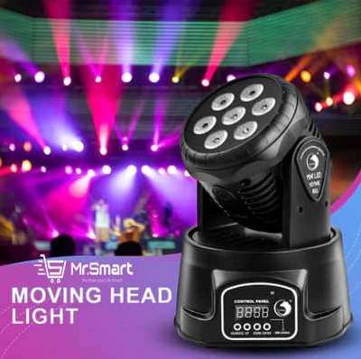 7-LED Moving Head Stage Light