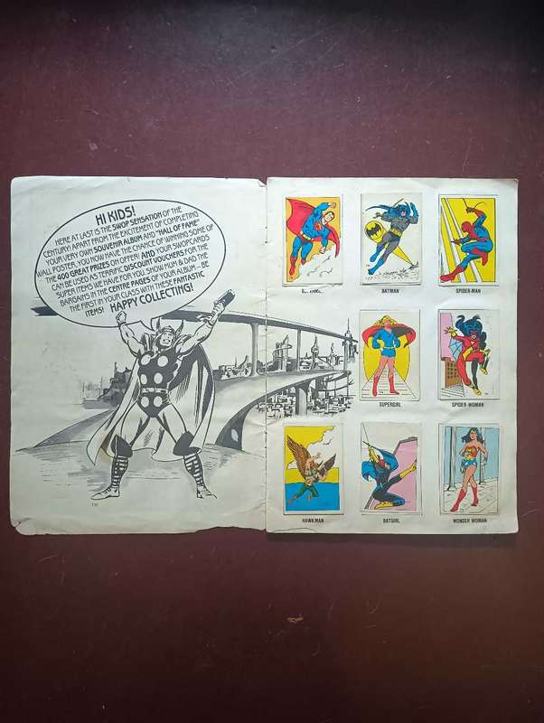 Extremely rare DC MARVEL SUPER HEROES SWOP SENSATION