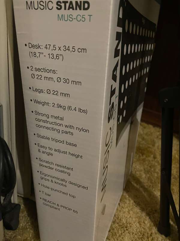Music stand stagg