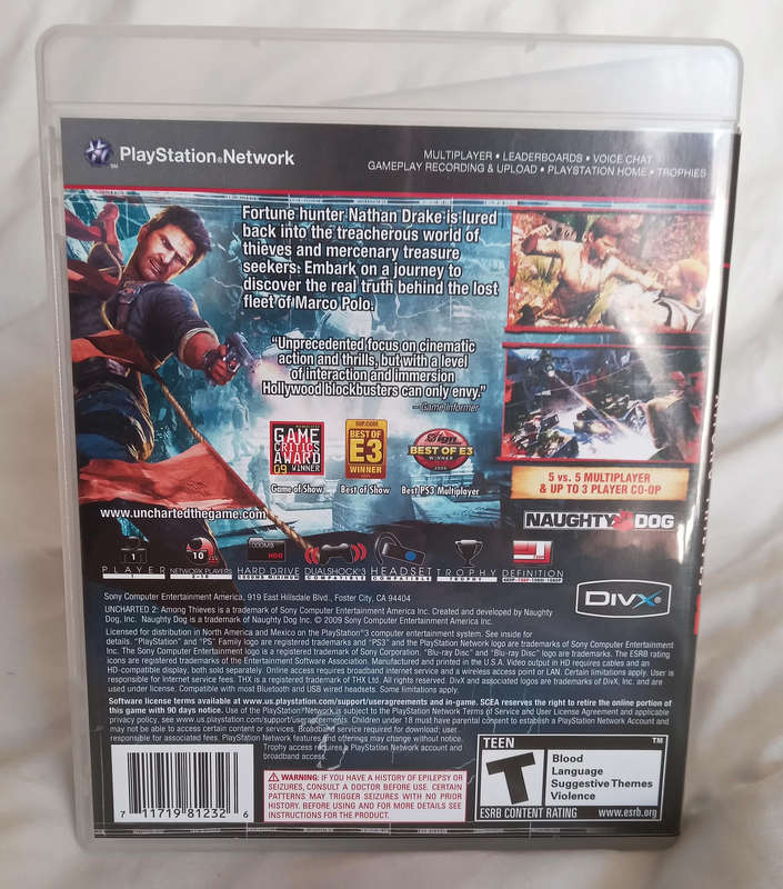 Uncharted 2: Among Thieves in new condition