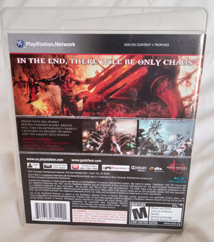 God of War 3 in new condition