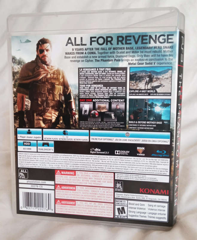 Metal Gear Solid V: The Phantom Pain in new condition
