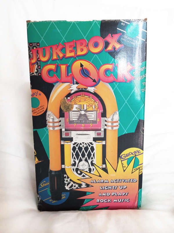 Vintage Rock and Roll Hall of Fame Museum Jukebox Alarm Clock 1994