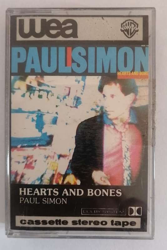Hearts and Bones Paul Simon Cassette