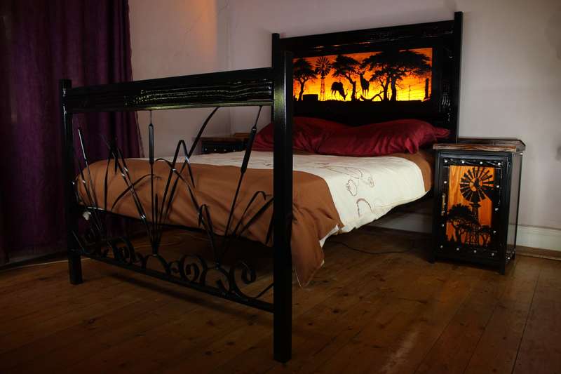 Artistic handcrafted bed