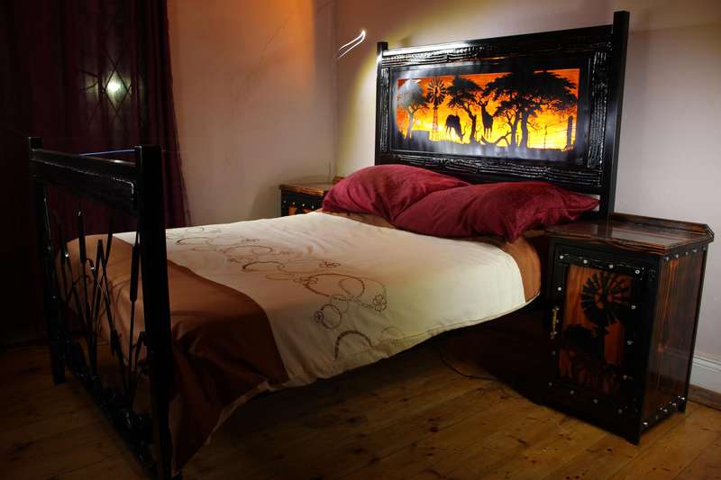 Artistic handcrafted bed