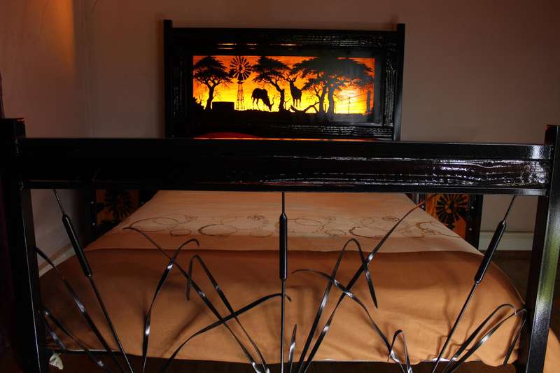 Artistic handcrafted bed