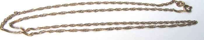 925 Sterling Silver 45 cm Long Chain [ rope]