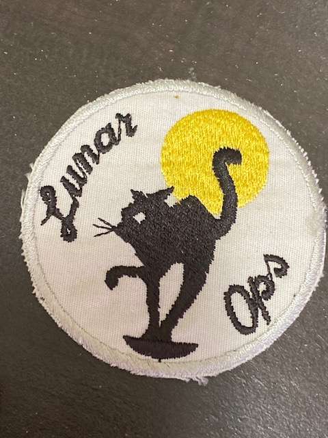 Lunar Ops Patch for successfully Completing training in flying and hovering a Puma at night.