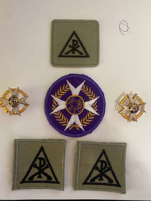 SA Army Chaplin Set.