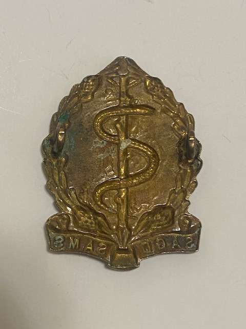 SA Army Medical Corps Beret Badge.