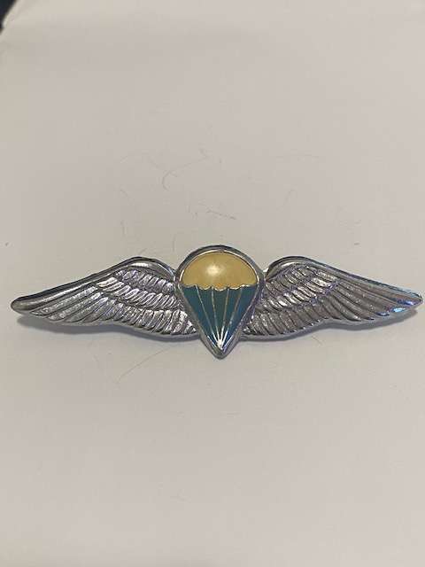 SADF Basic Parachute Wings Chrome.