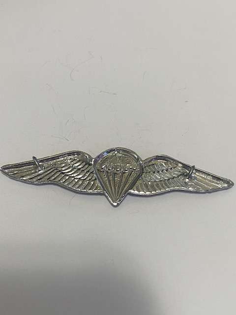 SADF Basic Parachute Wings Chrome.