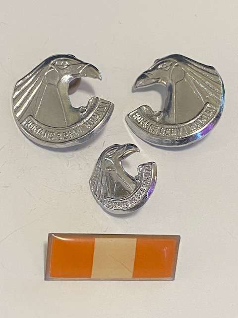 SA Army Personal Services Corps Collar and Pocket Badges.