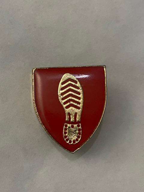SADF Tracker Proficiency Breast Badge. Red