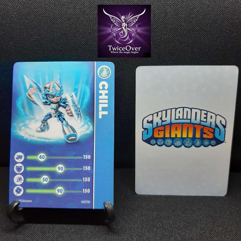 SG - Skylander Trading Card - Chill -S1