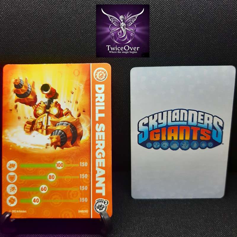 SG - Skylanders Trading Card - Drill Sergeant - S2