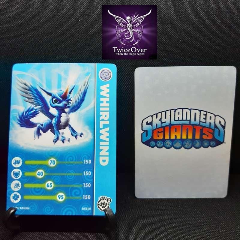 SG - Skylanders Trading Card - Whirlwind - S2