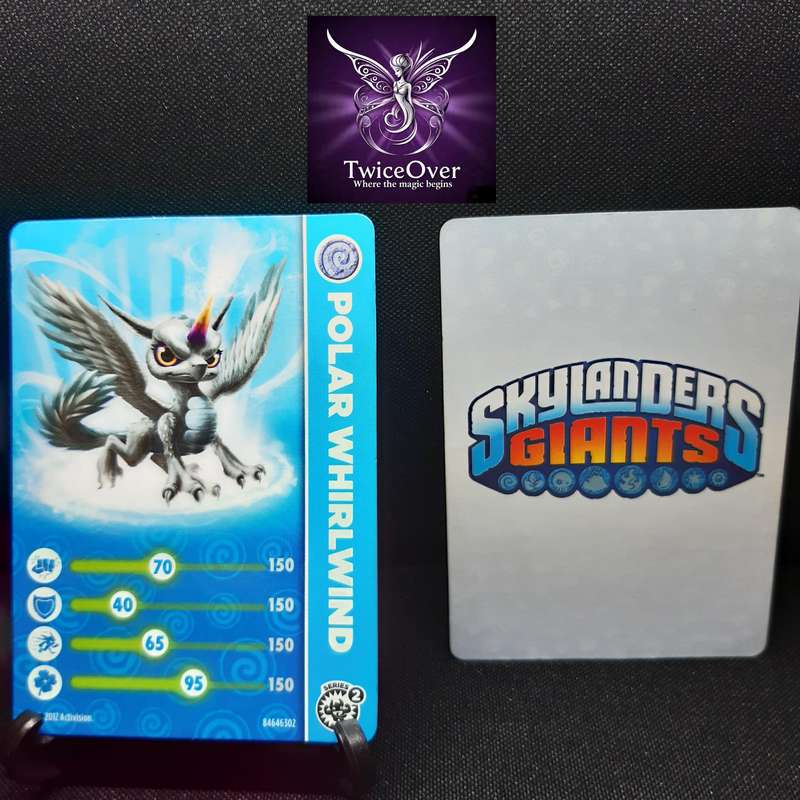 SG - Skylander Trading Card - Polar Whirlwind - S2