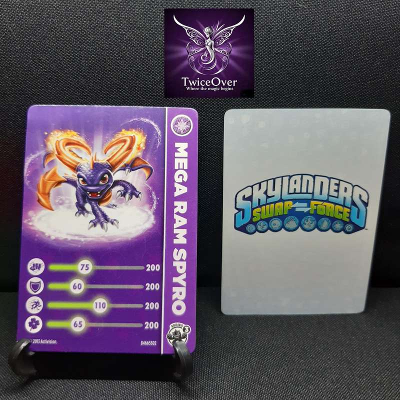 SSF - Skylanders Trading Card - Mega Ram Spyro - S3