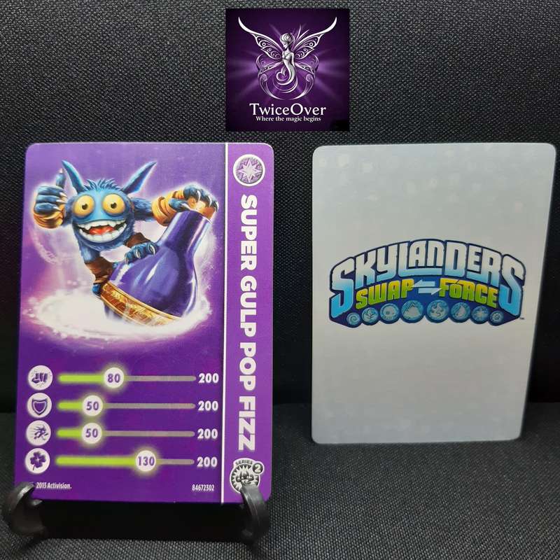 SSF - Skylanders Trading Card - Super Gulp Pop Fizz - S2