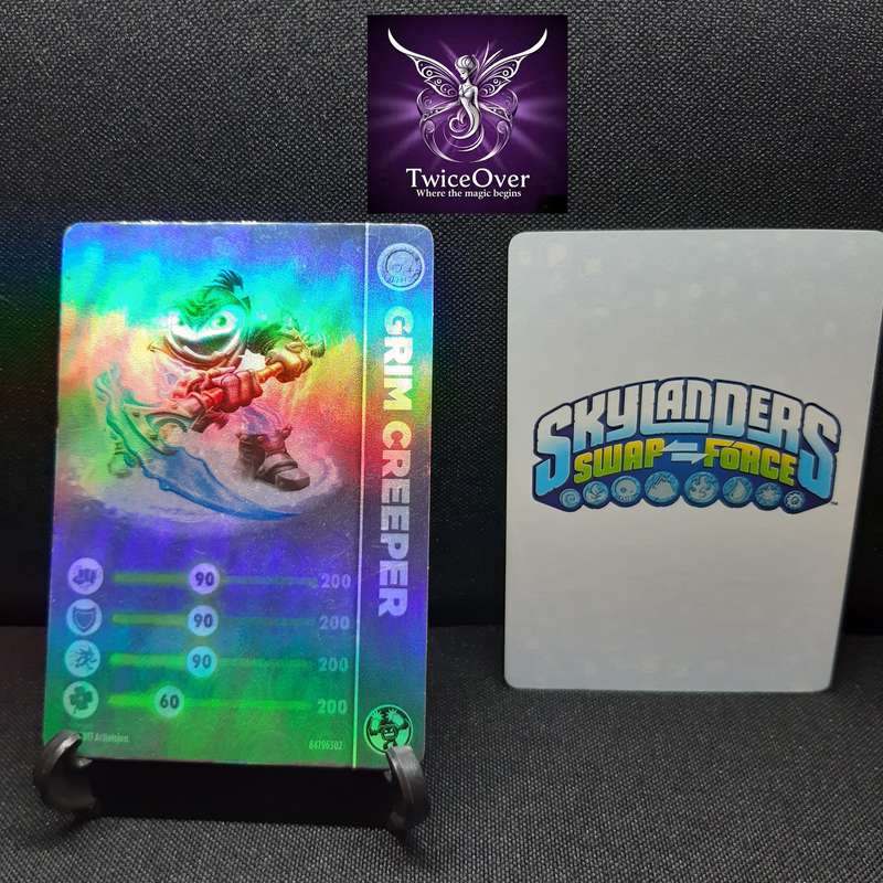 SSF - Skylanders Trading Card - Grim Creeper - LightCore