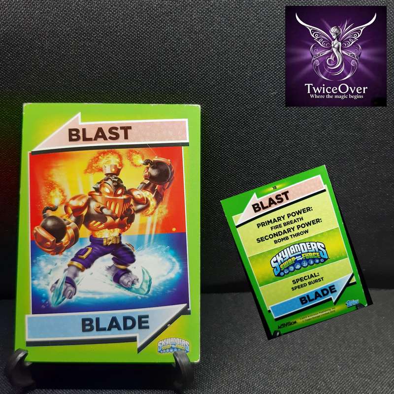 SSF - Skylanders Trading Card - 18 - Blast Blade