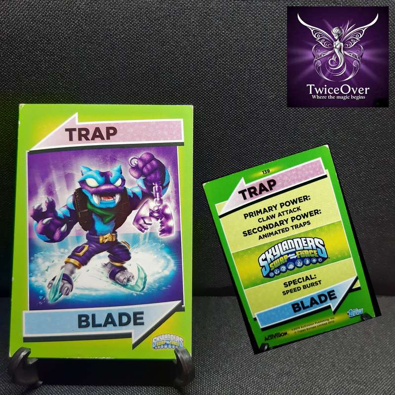 SSF - Skylanders Trading Card - 139 - Trap Blade