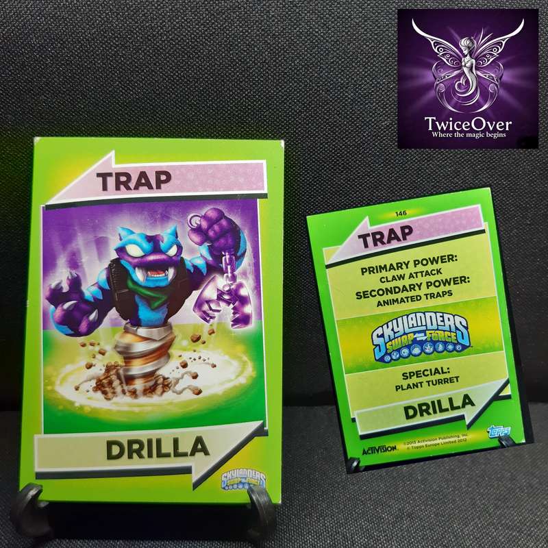 SSF - Skylanders Trading Card - 146 - Trap Drilla
