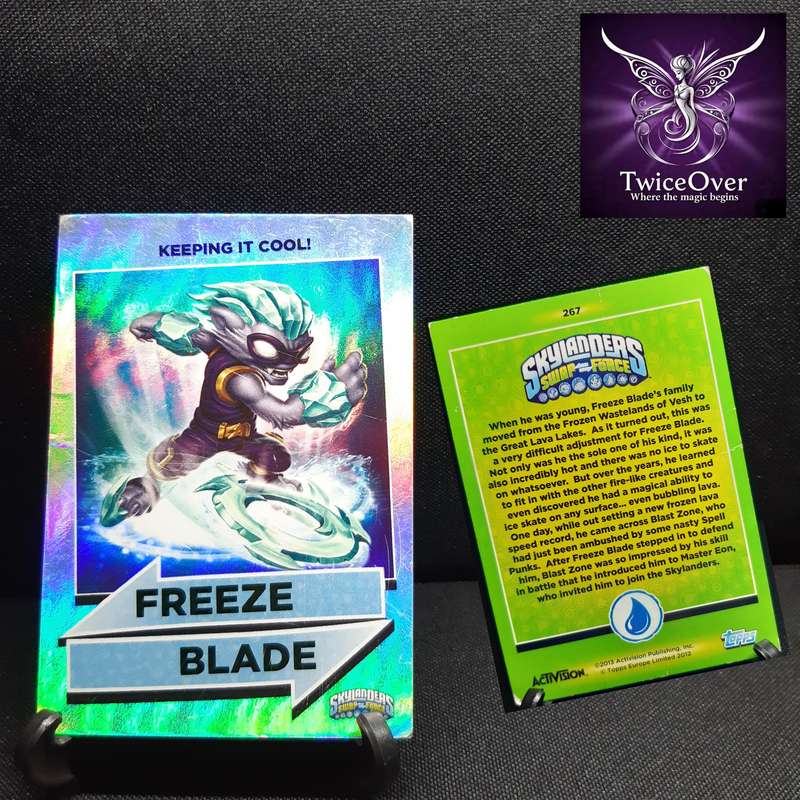 SSF - SkylandersTrading Card - 267 - Freeze Blade