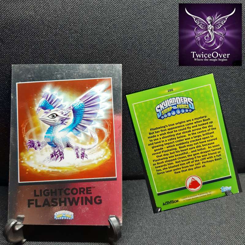 SSF - Skylanders Trading Card - 286 - LightCore Flashwing