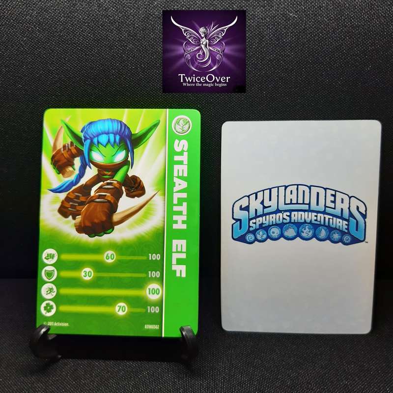 SSA - Skylanders Trading Card - Stealth Elf - S1