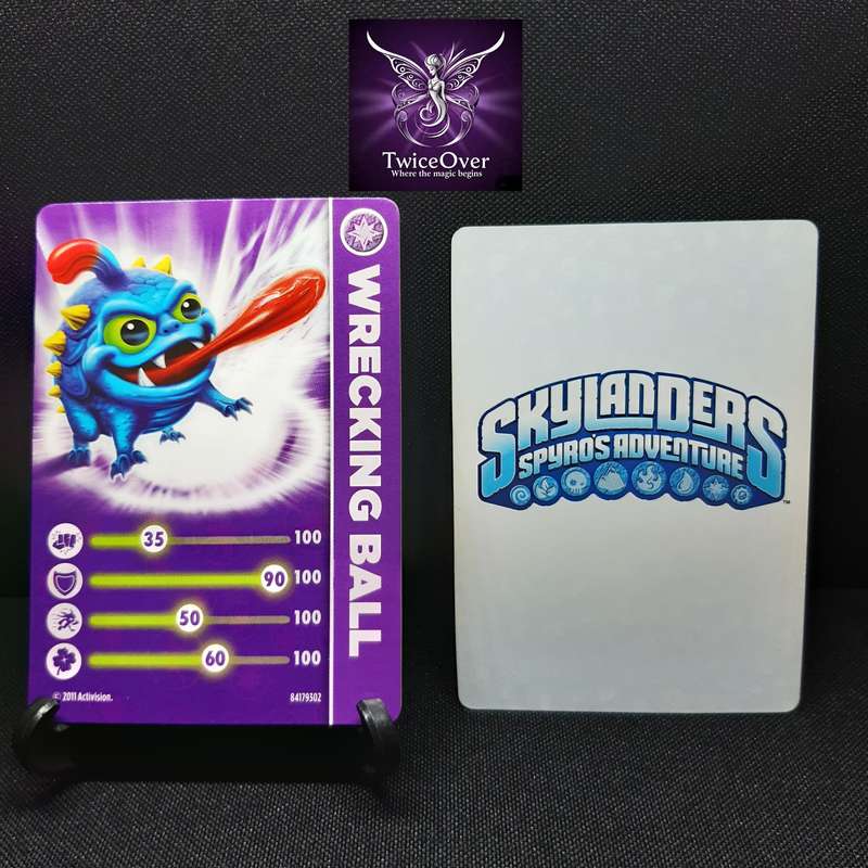 SSA - Skylanders Trading Card - Wrecking Ball - S1