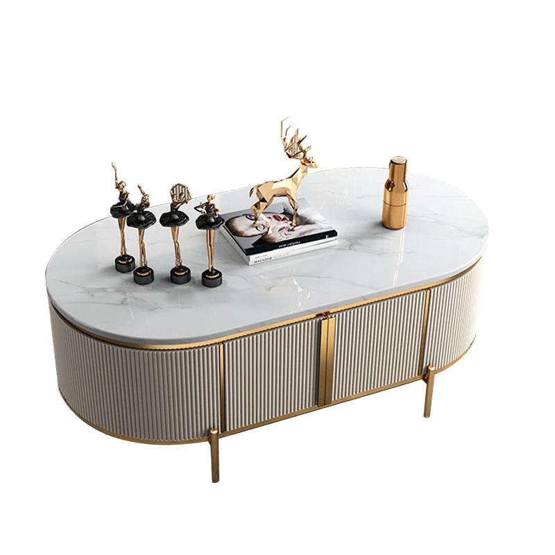 GOF Furniture  Arabelle Luxe Oval Coffee Table