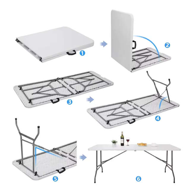 GOF Furniture  Tabula Foldable Table and Chair Set