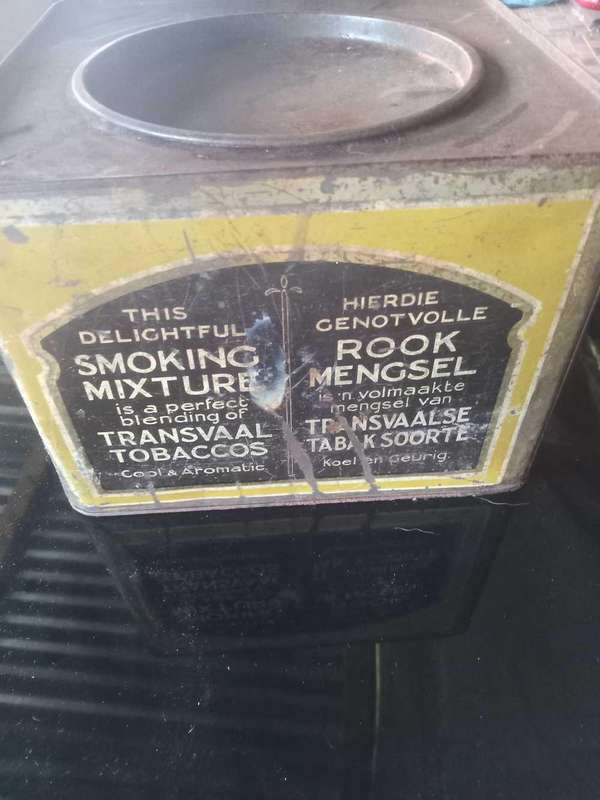 Old vintage boxer tobacco Tin