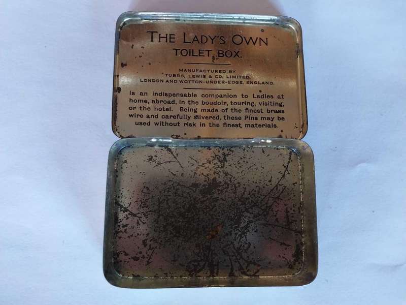 The lady's own toilet tin box