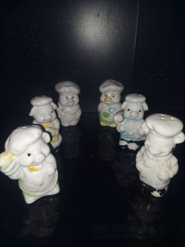 Assorted salt and pepper shakers(Lot 1 of 2)