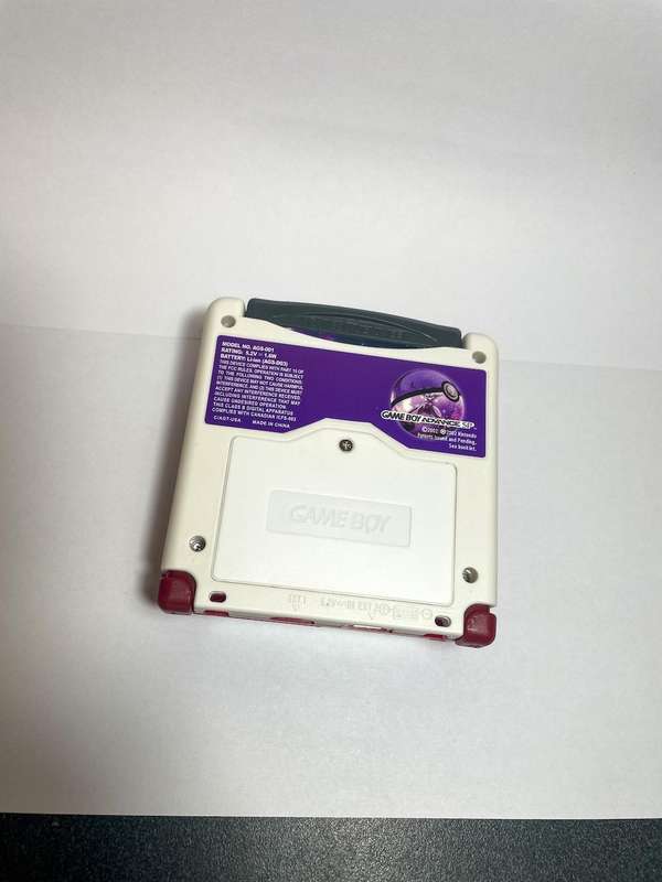Custom Gameboy Advance SP Pokemon Edition with IPS Screen and USB C Charge Port