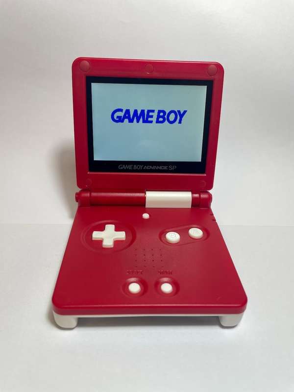 Custom Gameboy Advance SP Pokemon Edition with IPS Screen and USB C Charge Port
