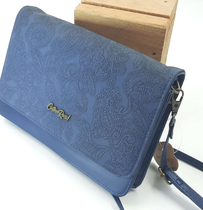 COTTON ROAD SLING PURSE! IN BLUE!@@VERY NICE SLING PURSE##