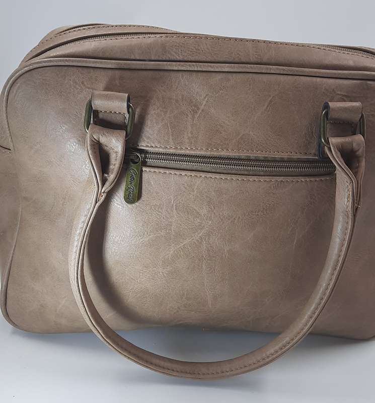 Large Cotton Road Ladies Bag in Beige - Premium Quality