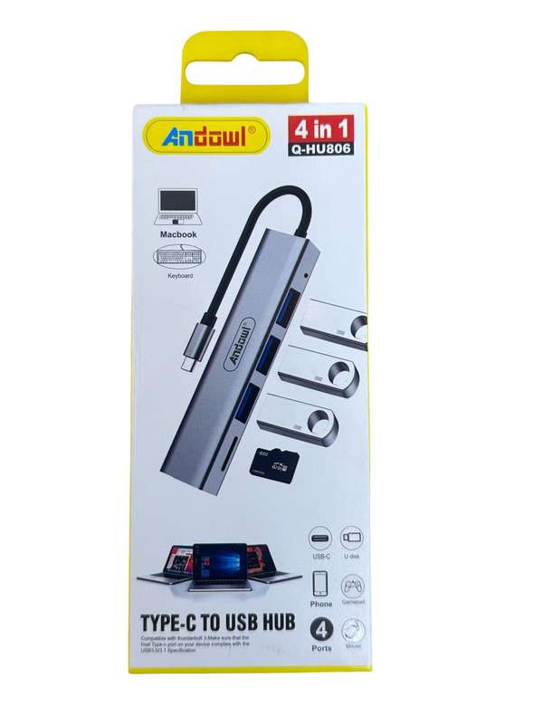 4 in One Type C To usb Hub