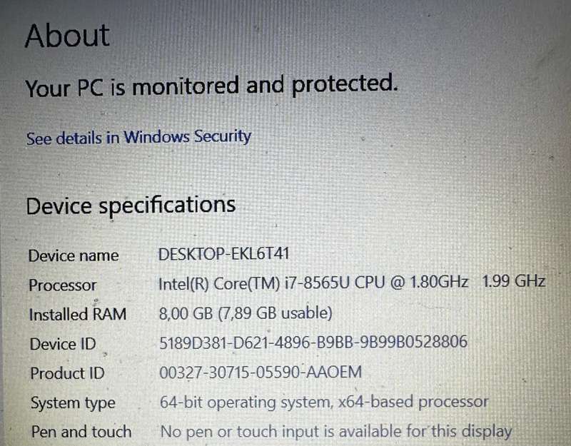 HP i7 Laptop with Nvidea Graphics Card